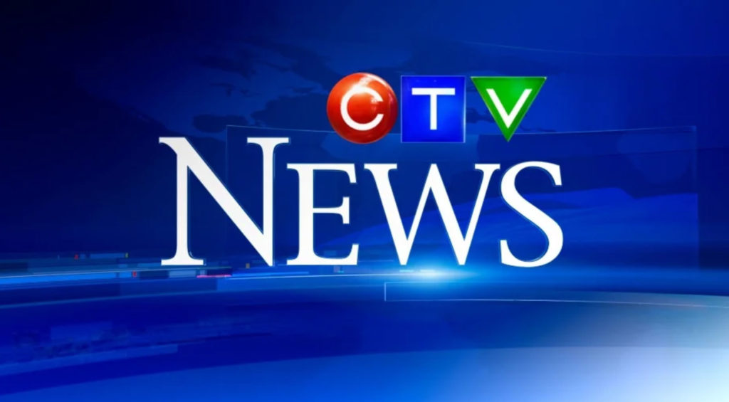 CTV News logo on a blue background