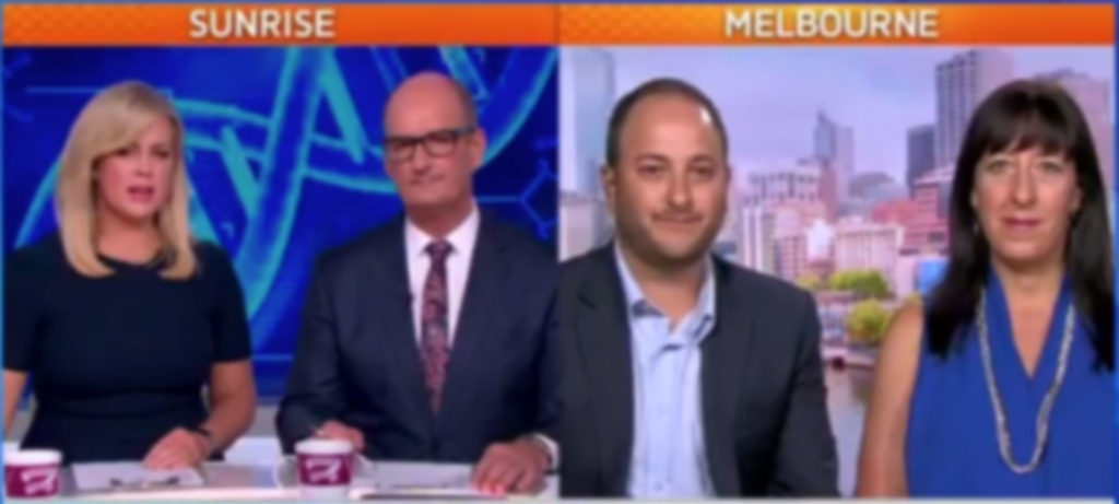 myDNA CIO Allan Sheffield appearing on Channel 7's Sunrise program