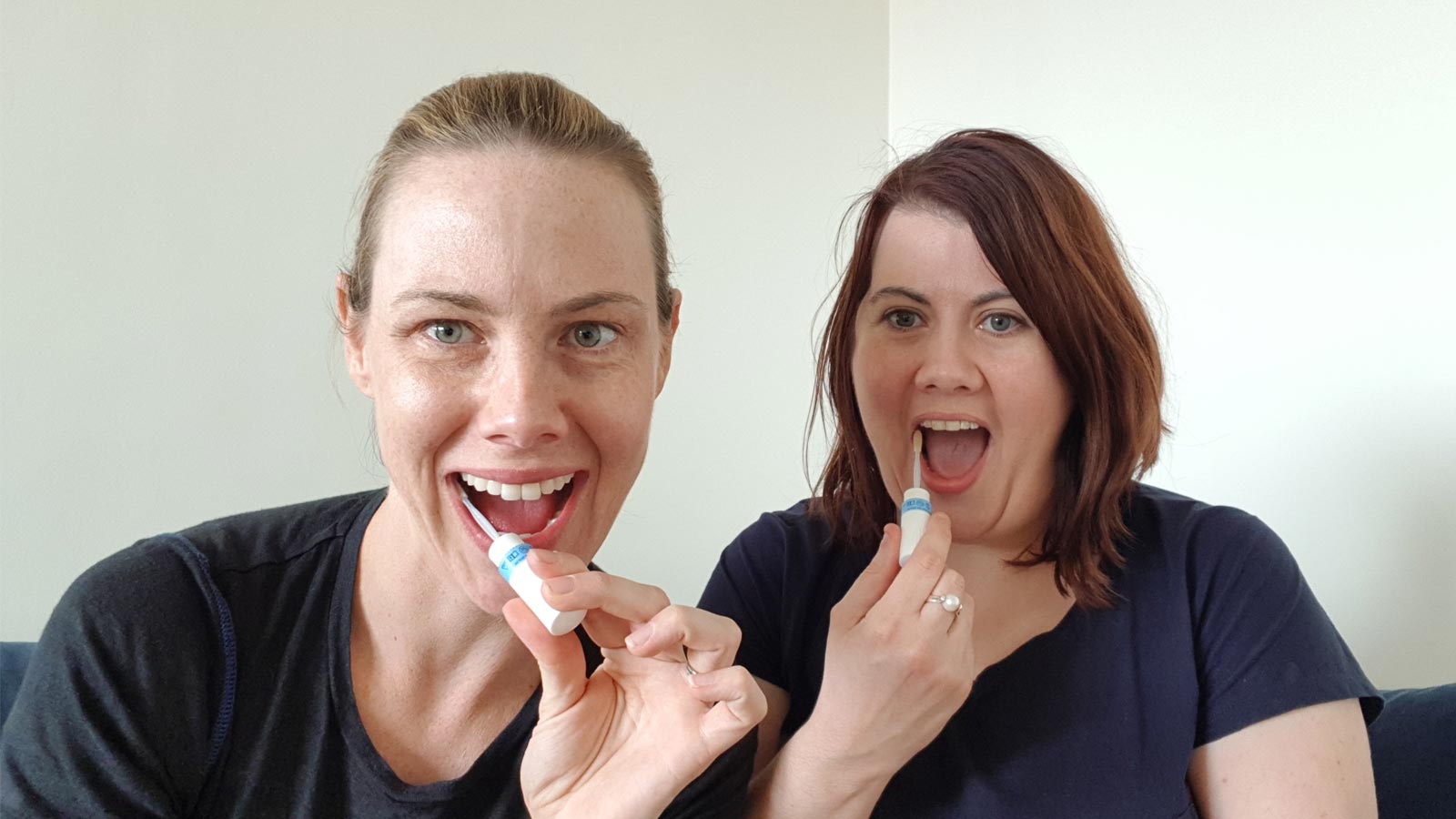 sisters two sisters both taking the myDNA nutrition and fitness test