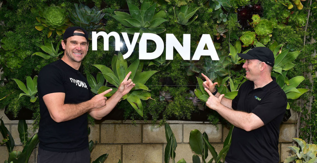 USA's #1 Celebrity trainer Luke Milton and myDNA CEO Lior Rauchberger at the myDNA US Launch