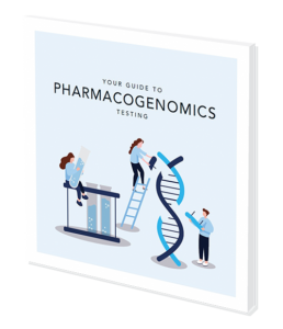 Ebook Image A Image of a eBook titled 'Your guide to Pharmacogenomics Testing'
