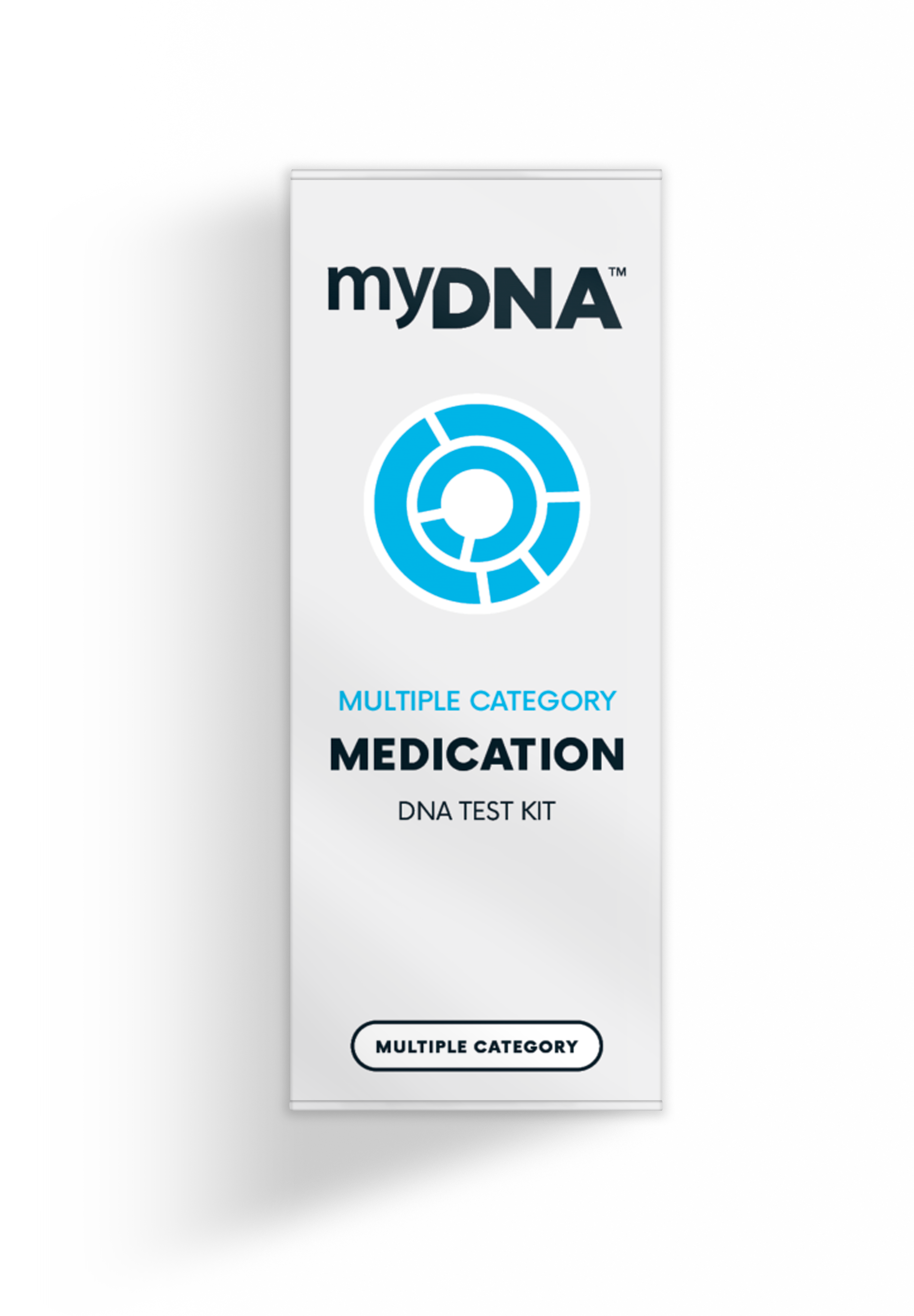 myDNA Medications Kits and a phone showing the online portal