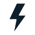 Pain a icon of a lightning bolt to represent pain