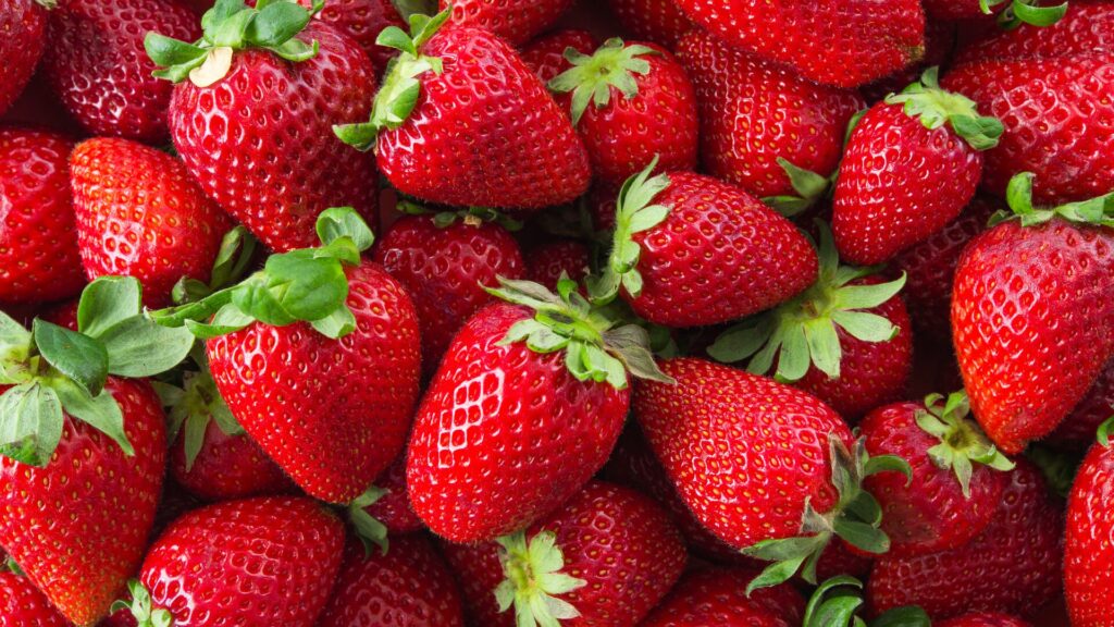 A bundle of strawberries