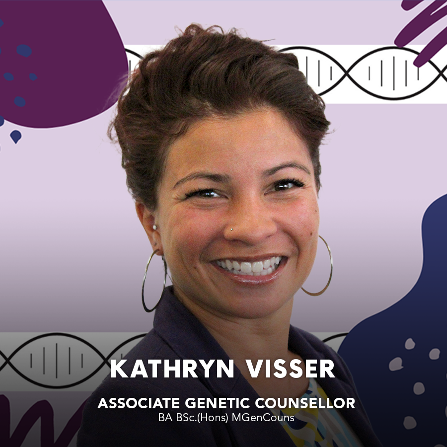 a portrait of genetic counsellor Kathryn Visser