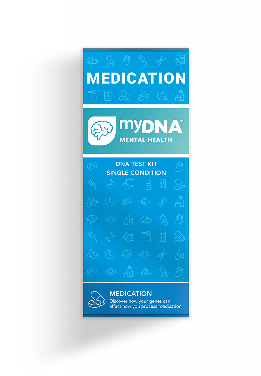 myDNA-Single PGX-Mental Health-Kit a myDNA Personalised Mental Health Medications Kit