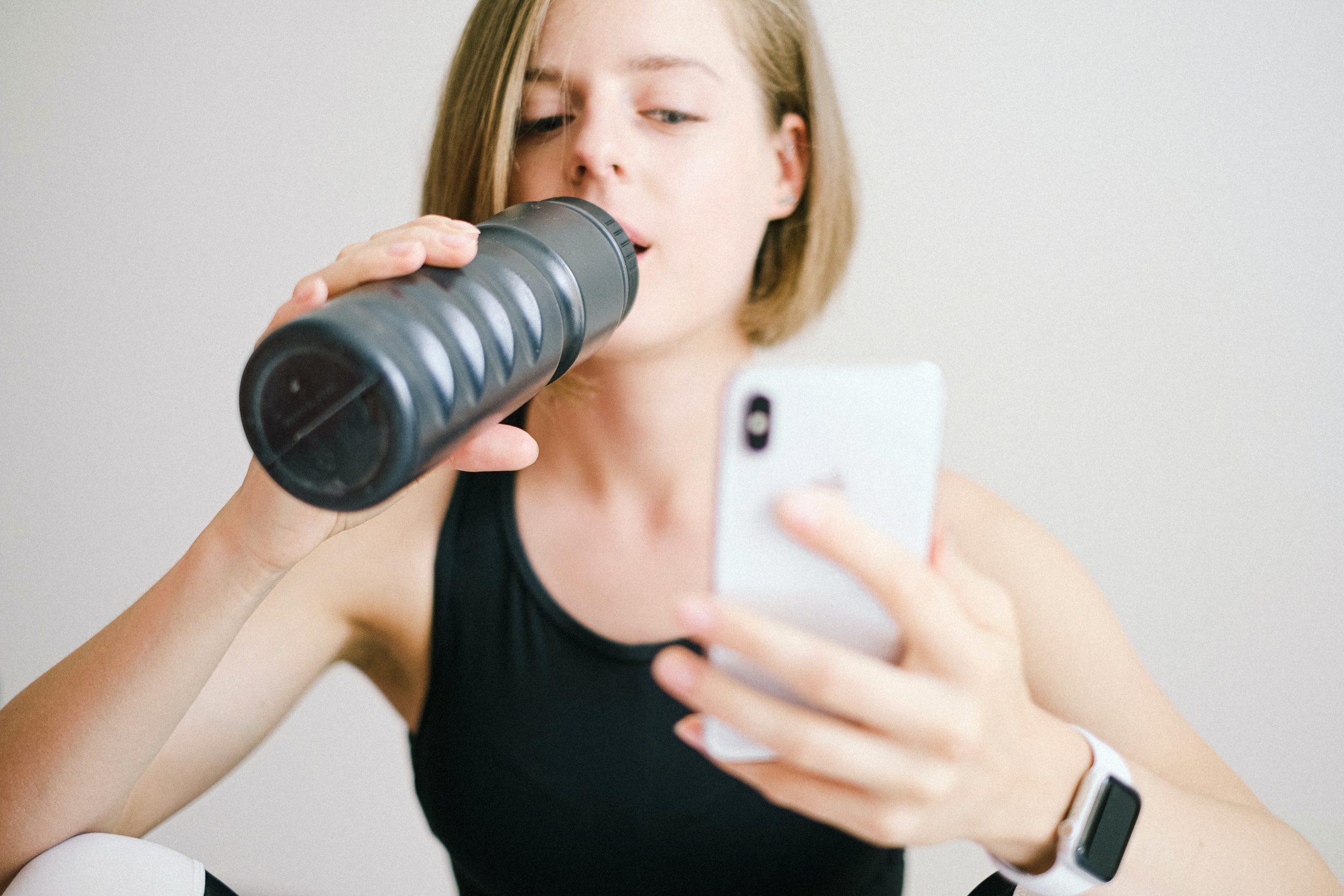 girl on phone