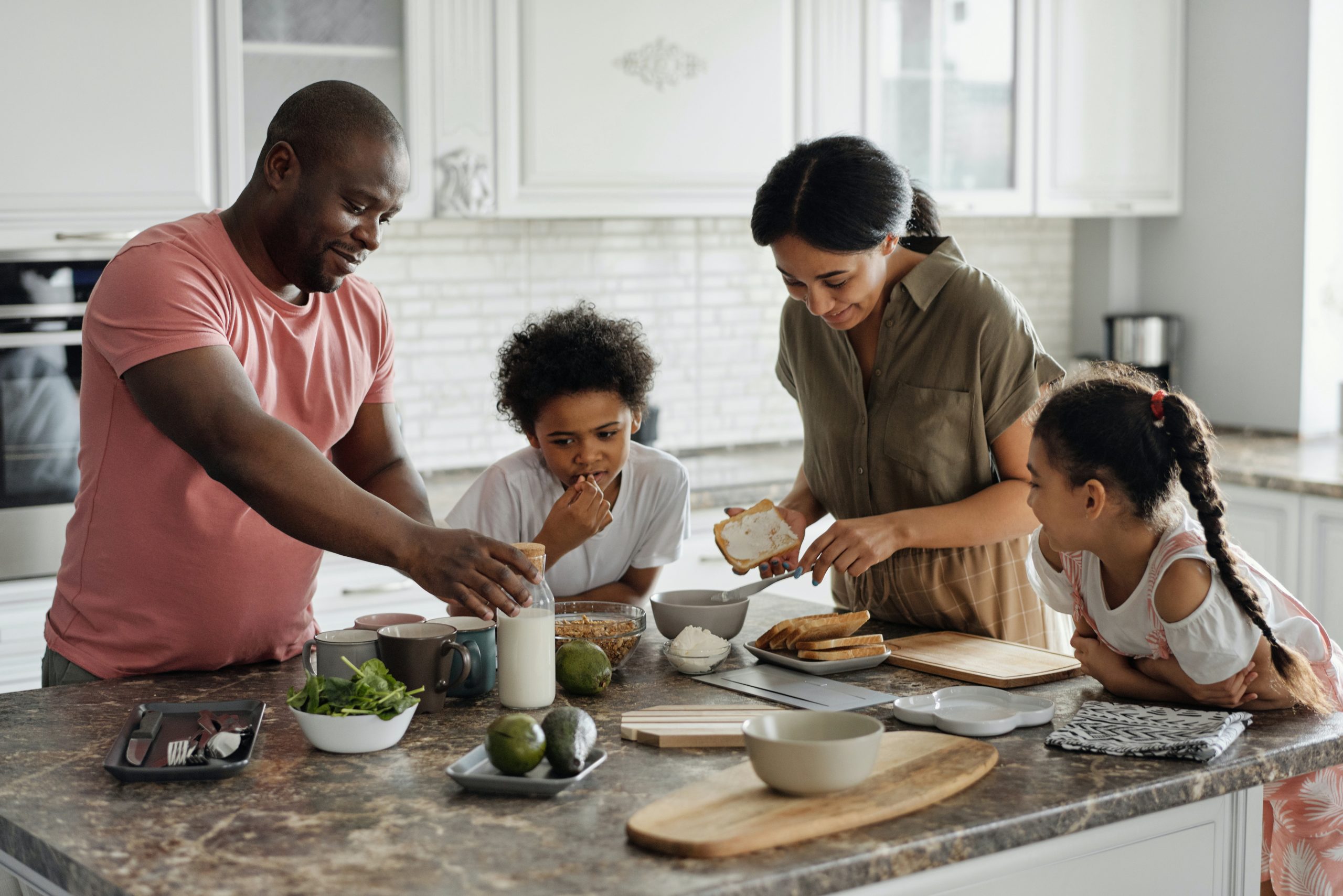 family cooking