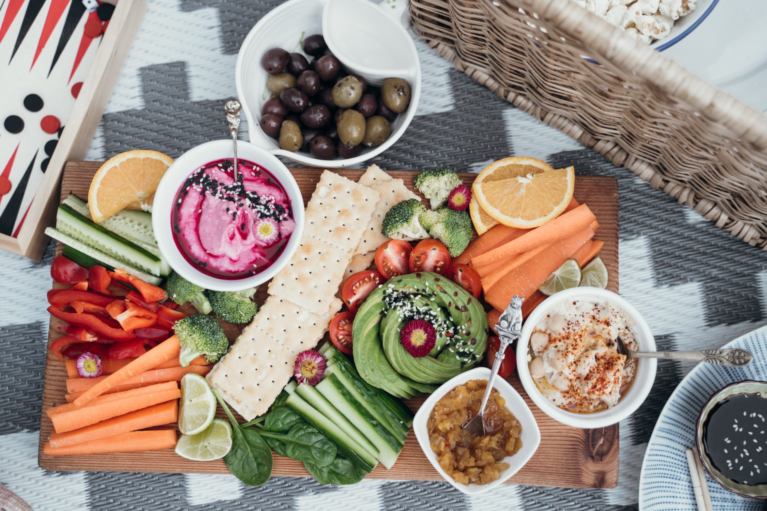 healthy platter with wholefoods healthy platter