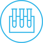 test tubes blue test tubes blue